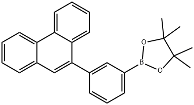 4,4,5,5-tetramethyl-2-[3-(9-phenanthrenyl)phenyl]-1,3,2-Dioxaborolane Structure