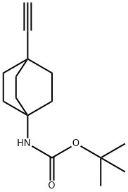 tert-butyl 4-ethynylbicyclo[2.2.2]octan-1-ylcarbamate, 1417551-40-6, 结构式