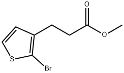 Methyl 3-(2-bromothiophen-3-yl)propanoate Structure