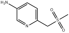 6-((甲磺酰基)甲基)吡啶-3-胺, 1419605-03-0, 结构式