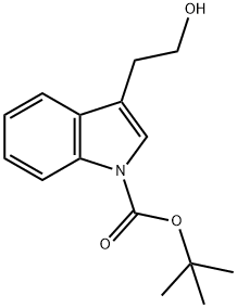 tert-butyl 3-(2-hydroxyethyl)-1H-indole-1-carboxylate Structure