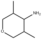 3,5-dimethyltetrahydro-2H-pyran-4-amine Struktur