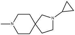 2-cyclopropyl-8-methyl-2,8-diazaspiro[4.5]decane Structure