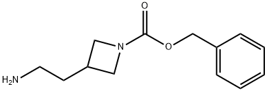 3-(2-氨基乙基)氮杂环丁烷-1-羧酸苄酯,1420898-03-8,结构式