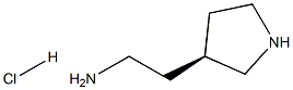 (S)-2-(pyrrolidin-3-yl)ethanamine hydrochloride Structure