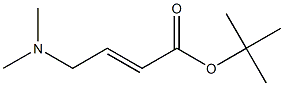 (E)-tert-butyl 4-(dimethylamino)but-2-enoate Structure