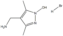 4-(Aminomethyl)-3,5-dimethyl-1H-pyrazol-1-ol hydrobromide Structure