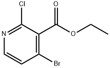 4-溴-2-氯烟酸乙酯 结构式