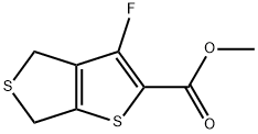 3-Fluoro-4,6-dihydro-thieno[3,4-b]thiophene-2-carboxylic acid methyl ester|3-FLUORO-4,6-DIHYDRO-THIENO[3,4-B]THIOPHENE-2-CARBOXYLIC ACID METHYL ESTER