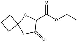 7-oxo-5-Thiaspiro[3.4]octane-6-carboxylic acid ethyl ester,1422354-53-7,结构式