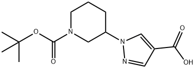 1422386-02-4 1-(1-(TERT-BUTOXYCARBONYL)PIPERIDIN-3-YL)-1H-PYRAZOLE-4-CARBOXYLIC ACID