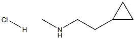 2-cyclopropyl-N-methylethanamine hydrochloride Struktur