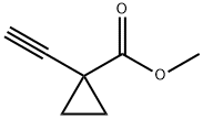 methyl 1-ethynylcyclopropanecarboxylate Struktur