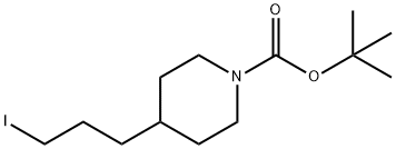 4-(3-碘丙基)哌啶-1-羧酸叔丁酯, 142374-14-9, 结构式