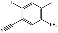 5-Amino-2-fluoro-4-methylbenzonitrile Structure