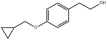 4-(cyclopropylmethoxy)benzeneethanol Structure