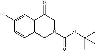 6- 氯-4 - 氧代-3,4 - 二氢-1H-异喹啉-2 - 羧酸叔丁基酯,1427195-17-2,结构式