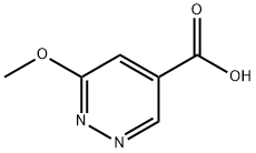 6-Methoxypyridazine-4-carboxylic acid Struktur