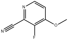 3-氟-4-甲氧基吡啶腈,1427357-47-8,结构式