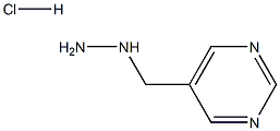 5-(Hydrazinylmethyl)pyrimidine hydrochloride Structure