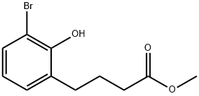 METHYL 4-(3-BROMO-2-HYDROXYPHENYL)BUTANOATE,1427500-17-1,结构式