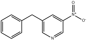 3-Benzyl-5-nitropyridine Struktur
