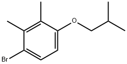 4-Bromo-2,3-dimethyl-1-(2-methylpropoxy)benzene Struktur