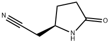 (R)-2-(5-氧代吡咯烷-2-基)乙腈,1428331-34-3,结构式