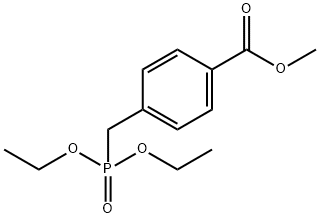 methyl 4-((diethoxyphosphoryl)methyl)benzoate Struktur