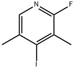 2-Fluoro-4-iodo-3,5-dimethylpyridine,1429510-62-2,结构式