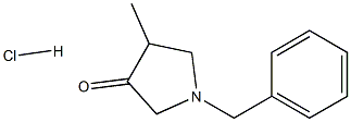 1-苄基-4-甲基-3-吡咯酮盐酸盐,1430839-74-9,结构式