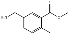 5-Aminomethyl-2-methyl-benzoic acid methyl ester 结构式