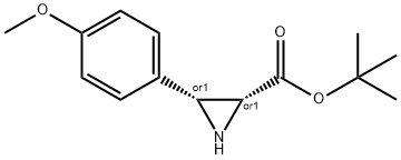 cis-tert-Butyl 3-(4-methoxyphenyl)aziridine-2-carboxylate,1431364-00-9,结构式