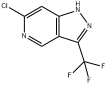 6-氯-3-(三氟甲基)-1H-吡唑并[4,3-C]吡啶, 1431720-68-1, 结构式