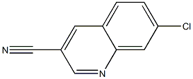 7-chloroquinoline-3-carbonitrile 化学構造式