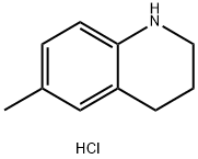6-Methyl-1,2,3,4-tetrahydroquinoline hydrochloride Structure