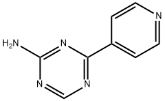 2-amino-4-(4-pyridinyl)-1,3,5-triazine Struktur