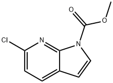 methyl 6-chloro-1H-pyrrolo[2,3-b]pyridin-1-carboxylate,143468-07-9,结构式