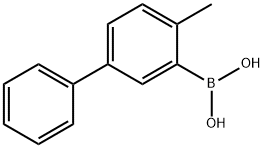 4-Methylbiphenyl-3-ylboronic acid Structure