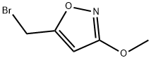 5-(bromomethyl)-3-methoxyIsoxazole 化学構造式