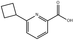 6-cyclobutyl-2-Pyridinecarboxylic acid Structure