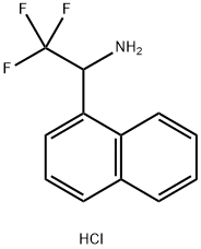 2,2,2-TRIFLUORO-1-(NAPHTHALEN-1-YL)ETHAN-1-AMINE HYDROCHLORIDE Struktur
