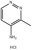 3-methylpyridazin-4-amine hydrochloride 结构式