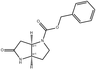 Cis-Benzyl 5-Oxohexahydropyrrolo[3,2-B]Pyrrole-1(2H)-Carboxylate Structure