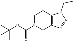 Tert-Butyl 1-Ethyl-6,7-Dihydro-1H-[1,2,3]Triazolo[4,5-C]Pyridine-5(4H)-Carboxylate Structure