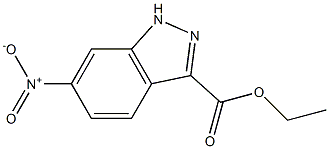 Ethyl 6-nitro-1H-indazole-3-carboxylate Structure