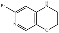 7-bromo-2,3-dihydro-1H-pyrido[3,4-b][1,4]oxazine 化学構造式