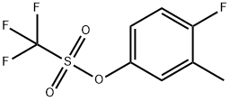 4-Fluoro-3-methylphenyltrifluoromethanesulphonate97% Structure