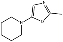 2-Methyl-5-(piperidin-1-yl)oxazole Struktur