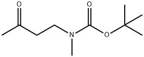 tert-Butyl methyl(3-oxobutyl)carbamate Structure